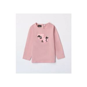 Bluza cu imprimeu pentru fetite - 0.7206 - Negru/Fucsia/Roz/Multicolor imagine