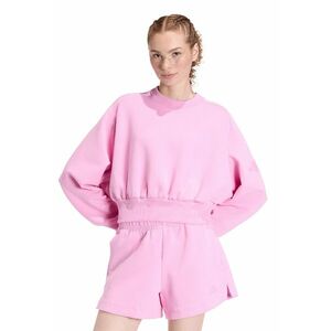 Bluza de trening din amestec de modal cu croiala lejera Soft Lux - Alb/Roz deschis imagine