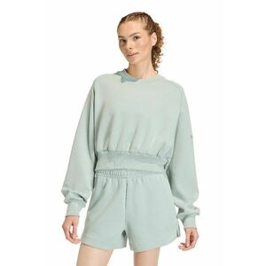 Bluza de trening din amestec de modal cu croiala lejera Soft Lux - Alb/Verde pal imagine