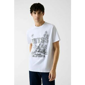 Tricou cu imprimeu logo - Alb/Negru imagine
