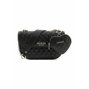 Geanta crossbody cu aspect matlasat Atabey - Negru imagine