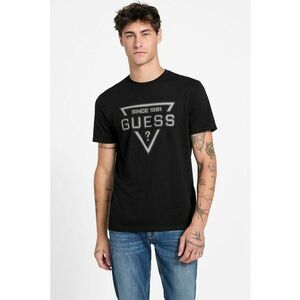 Tricou din bumbac cu imprimeu logo - Negru/Alb murdar imagine