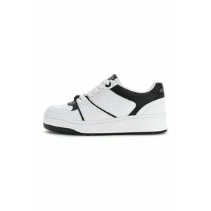 Pantofi sport din piele ecologica cu logo - Negru/Alb optic imagine