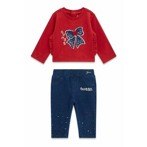 Set de bluza de trening si colanti - Rosu/Albastru imagine