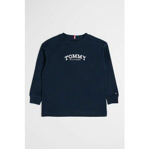 Bluza de bumbac cu imprimeu logo pe piept - Bleumarin imagine