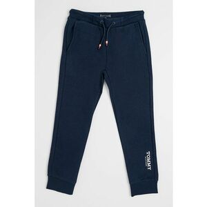 Pantaloni de trening cu imprimeu logo lateral - Bleumarin imagine