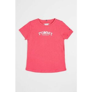 Tricou regular fit cu imprimeu logo - Roz aprins imagine