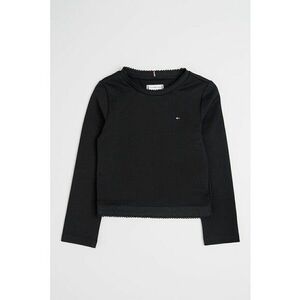 Bluza regular fit cu logo discret - Negru imagine