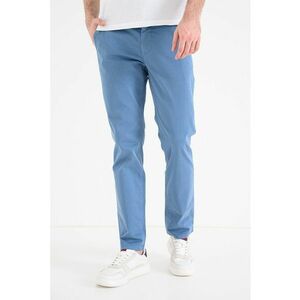 Pantaloni chino slim-fit - Albastru prafuit imagine