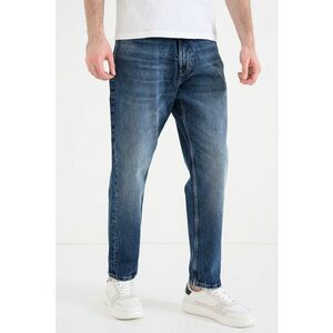 Blugi relaxed fit 838 - Albastru inchis imagine