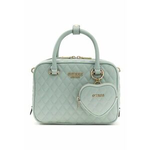 Geanta crossbody cu aspect matlasat Atabey - Verde menta imagine