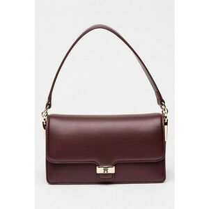 Geanta crossbody de piele ecologica cu bareta detasabila Heritage - Visiniu imagine