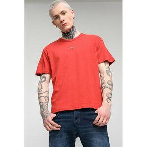 Tricou relaxed fit din bumbac - Caramiziu imagine