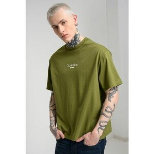 Tricou lejer cu imprimeu logo - Verde imagine
