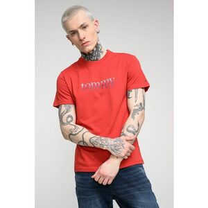 Tricou cu imprimeu logo - Rosu vermillion imagine