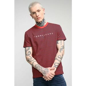 Tricou de bumbac - Rosu/Bleumarin imagine