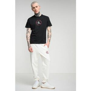 Tricou de bumbac cu logo - Negru imagine