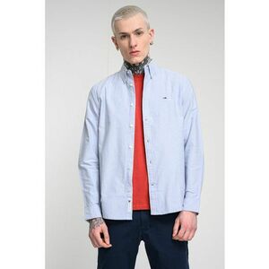Camasa regular fit cu guler fixat cu nasturi - Albastru lavanda imagine
