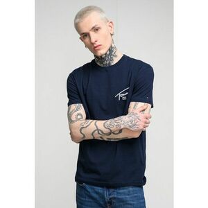 Tricou cu imprimeu logo - Bleumarin imagine