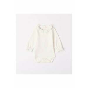 Body maneca lunga bebe fetita - 4.7231 - Alb natural imagine