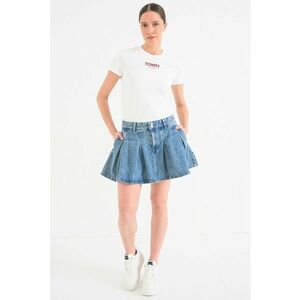 Tricou de bumbac cu logo - Alb imagine