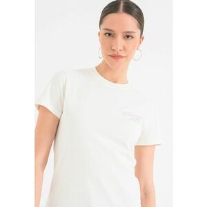 Tricou cu imprimeu pe spate - Crem imagine