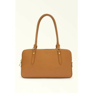 Geanta din piele cu maner Boston - Caramel imagine