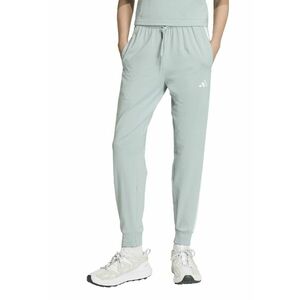 Pantaloni de trening cu buzunare laterale si snur - Alb/Verde pal imagine