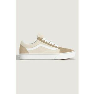 Tenisi unisex cu garnituri din piele intoarsa Old Skool Nine - Maro camel/Bej sampanie imagine