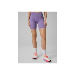 Pantaloni scurti de ciclism - violet - talie inalta - fara cusaturi - pentru antrenament imagine