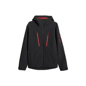 Jacheta sport barbati impermeabila - negru/rosu - imagine