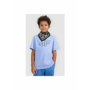 Tricou copii regular - imprimeu - albastru - bumbac imagine