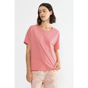 Bluza de pijama din amestec de bumbac cu croiala lejera - Roz pastel - imagine