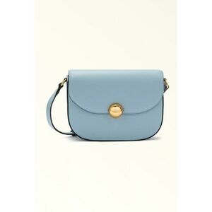 Geanta crossbody din piele Moonlight - Albastru pastel imagine