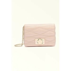 Geanta crossbody din piele cu aspect matlasat 1927 Mini - Roz pal imagine