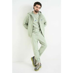 Hanorac din bumbac cu fermoar Nadarasi - Verde deschis imagine