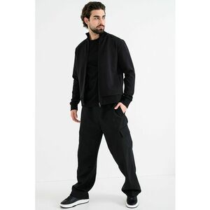 Bluza de trening cu fermoar Skaz - Negru imagine