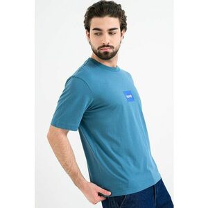 Tricou cu aplicatie logo - Verde persan imagine