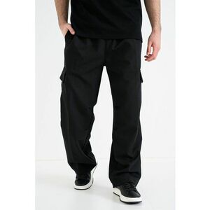 Pantaloni de trening cargo relaxed fit Fabio - Negru imagine