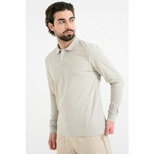 Bluza polo slim fit Passerby - Maro deschis imagine