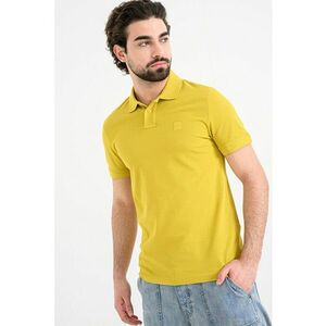 Tricou polo slim fit Passenger - Galben sofran imagine