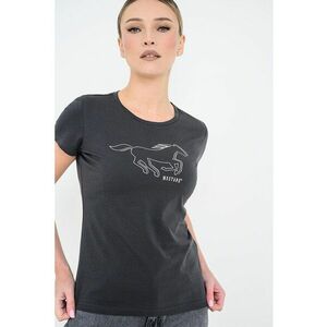 Tricou cu imprimeu logo - Alb/Gri antracit imagine