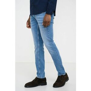 Blugi slim fit Oregon - Albastru melange imagine
