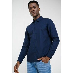 Camasa slim fit de bumbac Canton - Bleumarin imagine