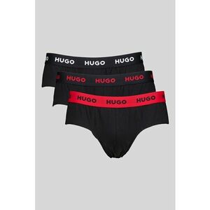 Set de chiloti cu logo - 3 perechi - Negru/Alb optic/Rosu vermillion imagine