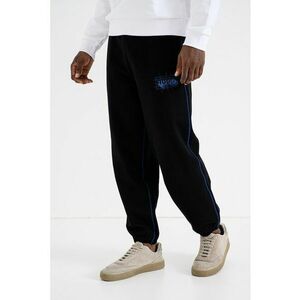 Pantaloni de trening cu logo Notharos - Negru/Albastru royal imagine