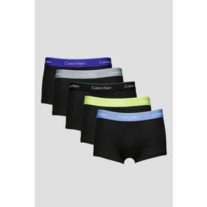 Set de boxeri cu logo - 5 perechi - Gri deschis/Verde lime/Albastru imagine