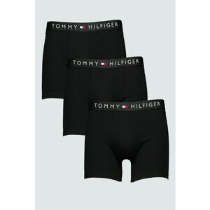 Set de boxeri cu banda logo in talie - 3 perechi - Negru/Rosu inchis imagine