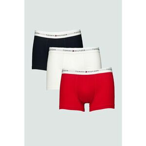 Set de boxeri Signature - 3 perechi - Alb/Negru/Rosu vermillion imagine