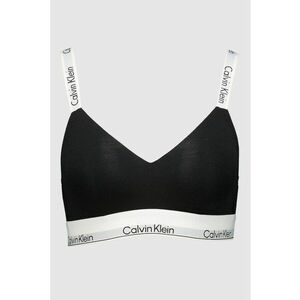 Sutien din amestec de bumbac cu acoperire completa - Alb/Negru imagine